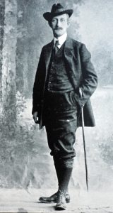 Hermann Löns. Deutscher Schriftsteller. Fotografie um 1900. Gemeinfrei.